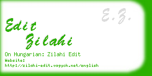 edit zilahi business card